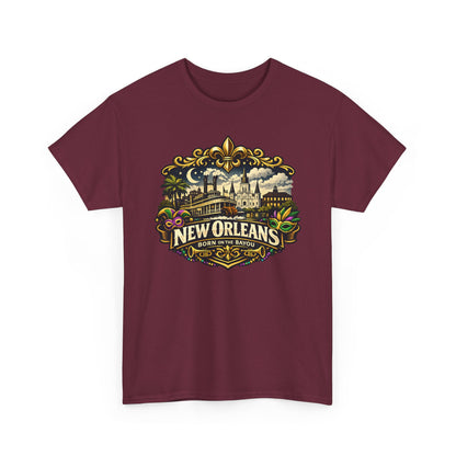 New Orleans Vintage Badge Tee — Crescent City Souvenir T-Shirt