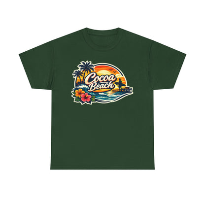 Cocoa Beach Vintage Sunset T-Shirt