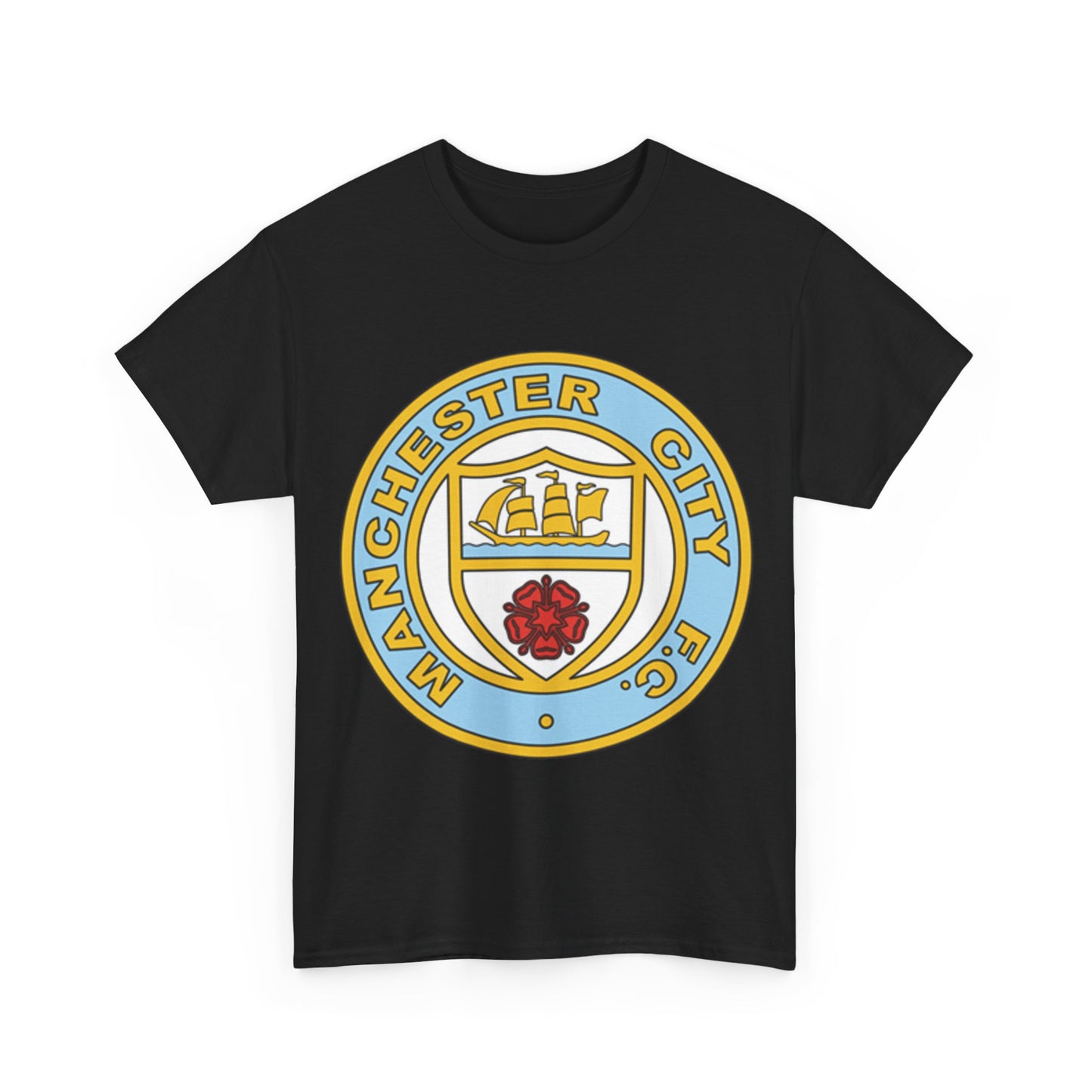 Manchester City FC Retro Crest T-Shirt – Retro Football Fan Tee