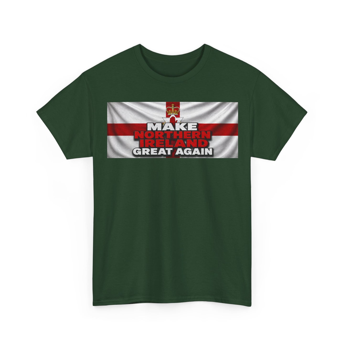 Northern Ireland Collage Tee — "Make Northern Ireland Great Again" Graphic T-Shirt