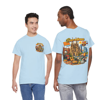 Barcelona Souvenir T‑Shirt — Vintage City Collage Tee