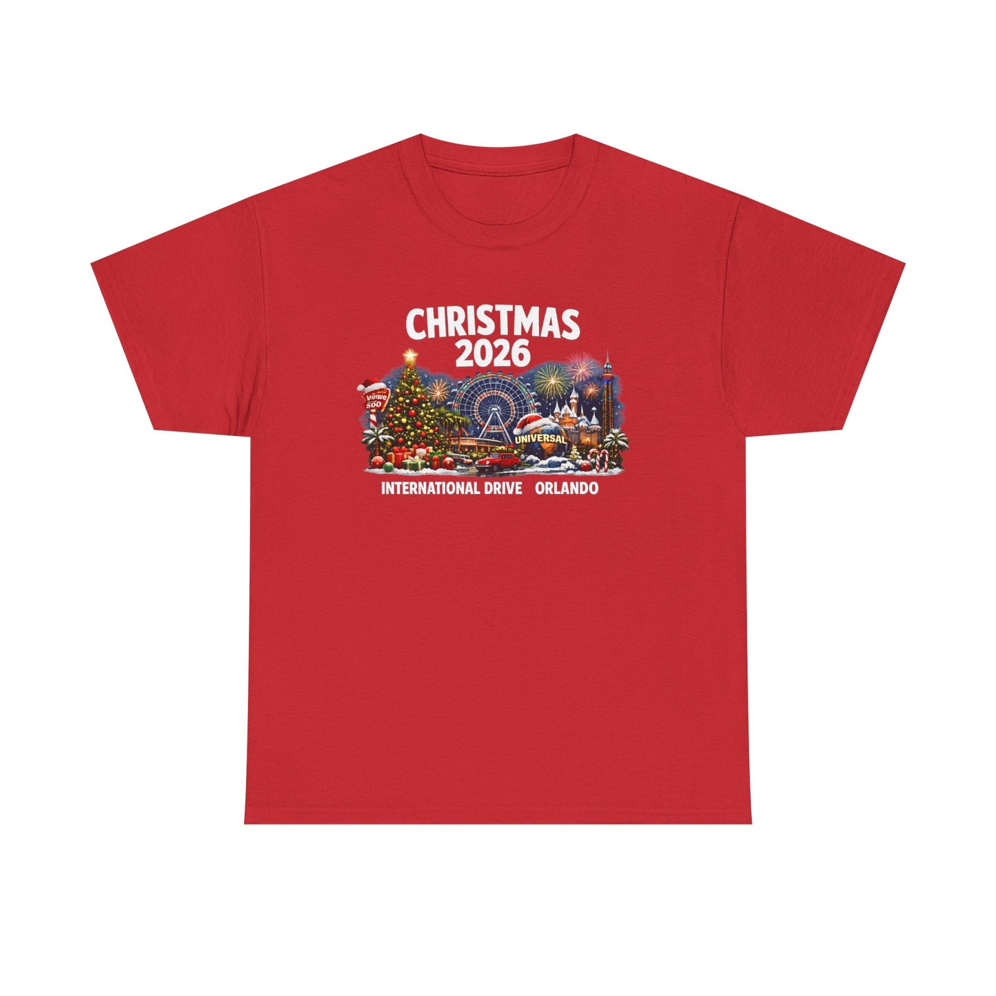 Christmas 2026 Orlando T-Shirt — International Drive Holiday Souvenir