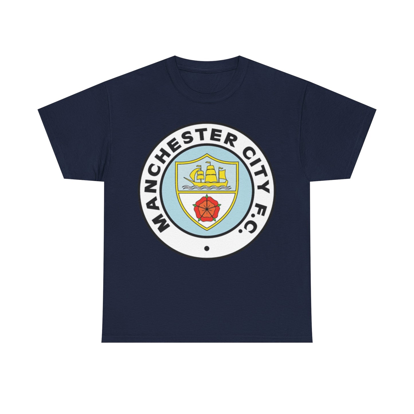 Manchester City F.C. Retro Crest T-Shirt – Retro Football Fan Tee