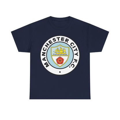 Manchester City F.C. Retro Crest T-Shirt – Retro Football Fan Tee