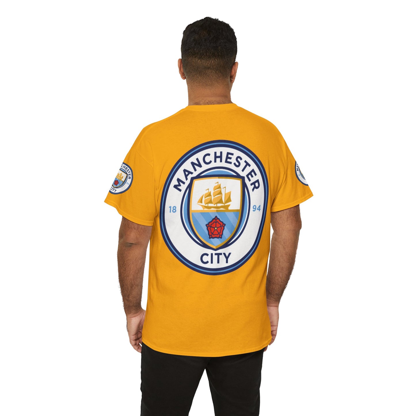 Manchester City Crest T-Shirt — Football Club Logo Tee