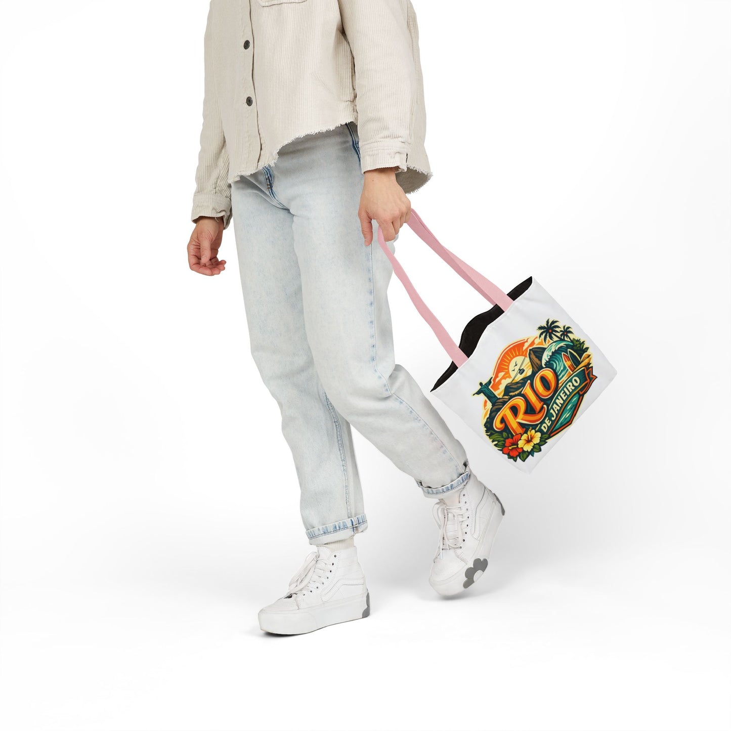 Rio de Janeiro Travel Tote — Retro Beach Canvas Bag