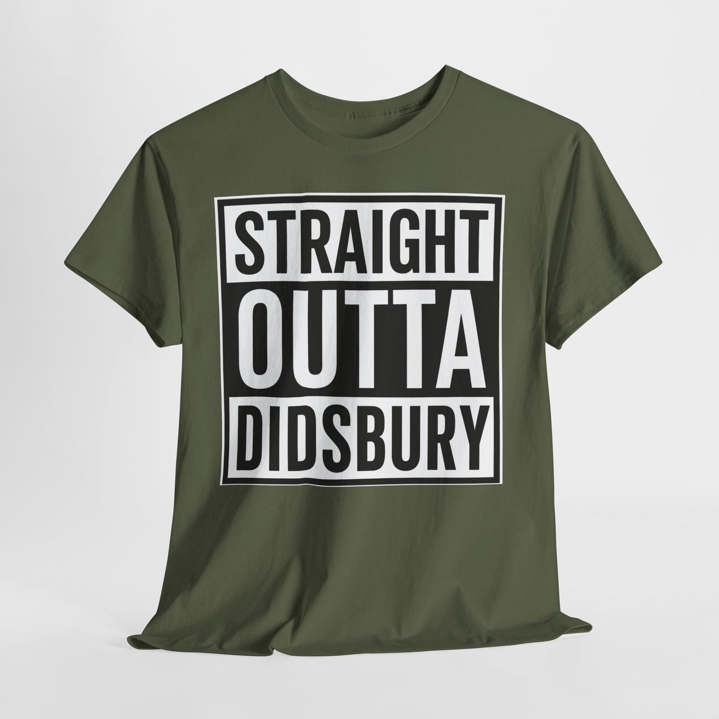 Straight Outta Didsbury T‑Shirt — Graphic City Pride Tee