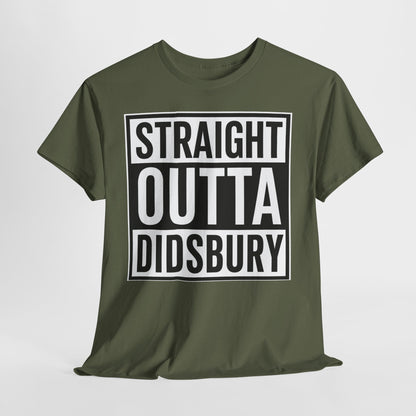 Straight Outta Didsbury T‑Shirt — Graphic City Pride Tee