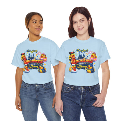 Quackers About Disney Rubber Duck Tee — "I'm Just Quackers About Disney" Graphic T-Shirt