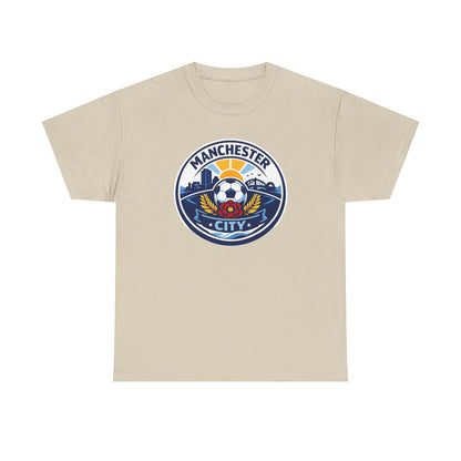 Manchester City Unofficial Soccer Logo T-Shirt — Football Fan Tee
