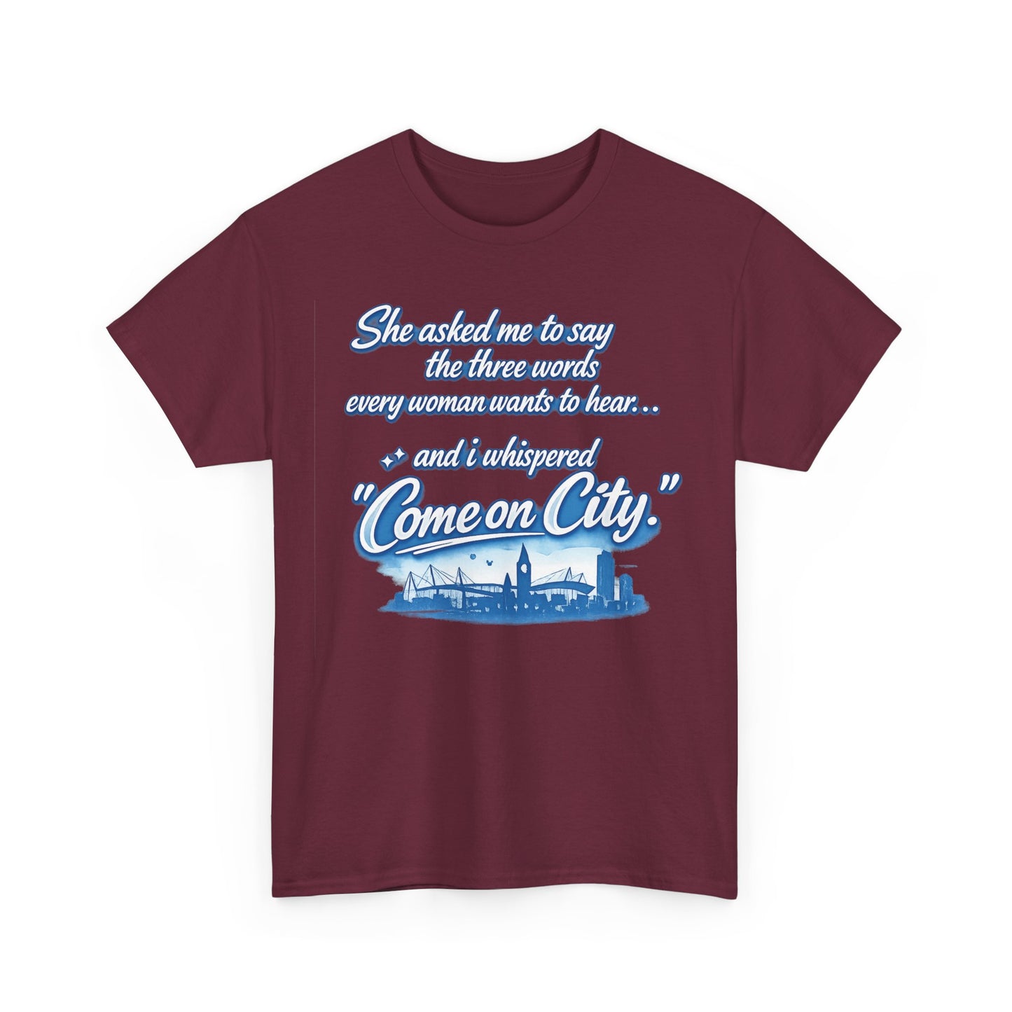 Come on City Skyline Tee — Retro Script Urban Pride T‑Shirt