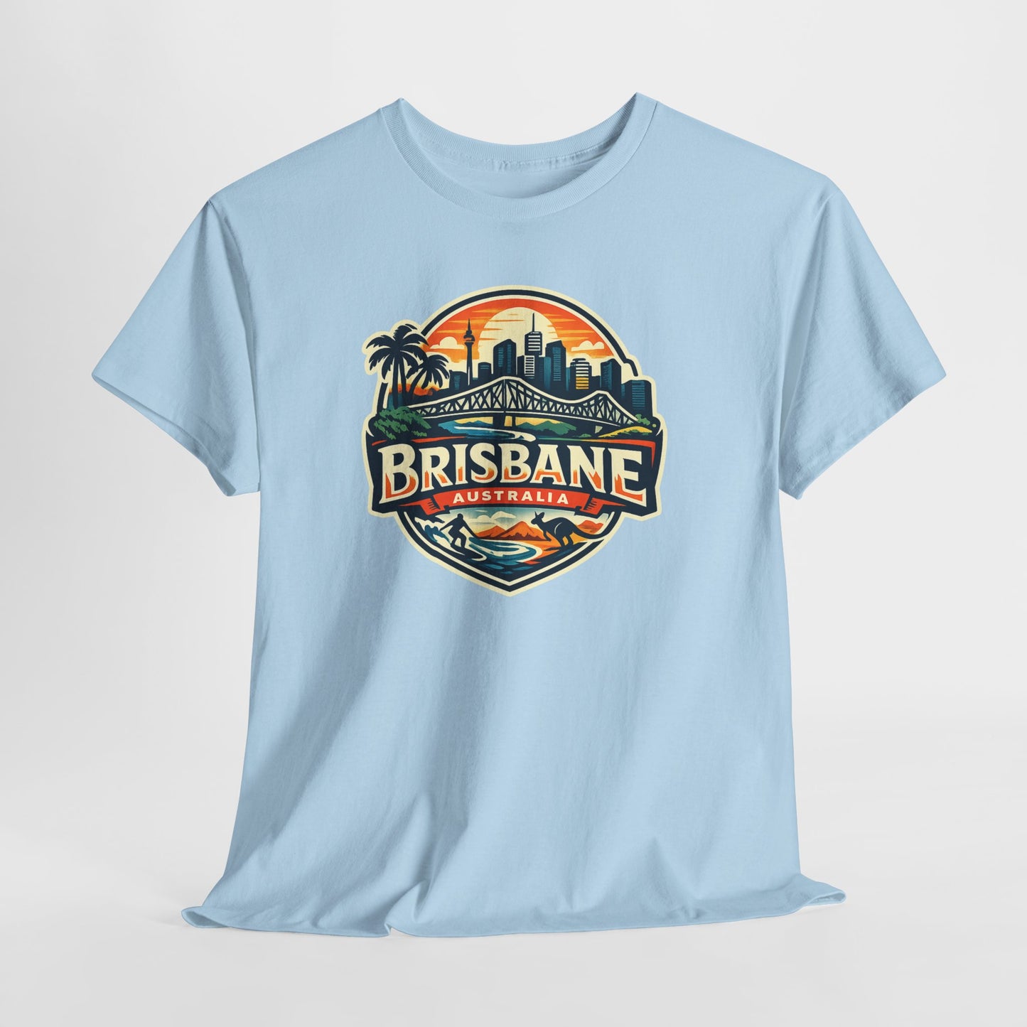Brisbane Australia Vintage Sunset T-Shirt