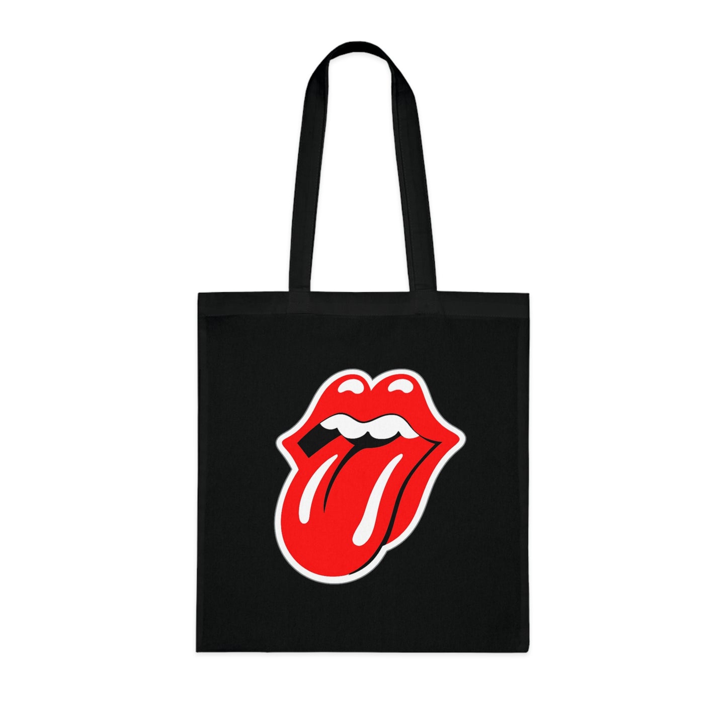 Rock Red Tongue Graphic Tote Bag