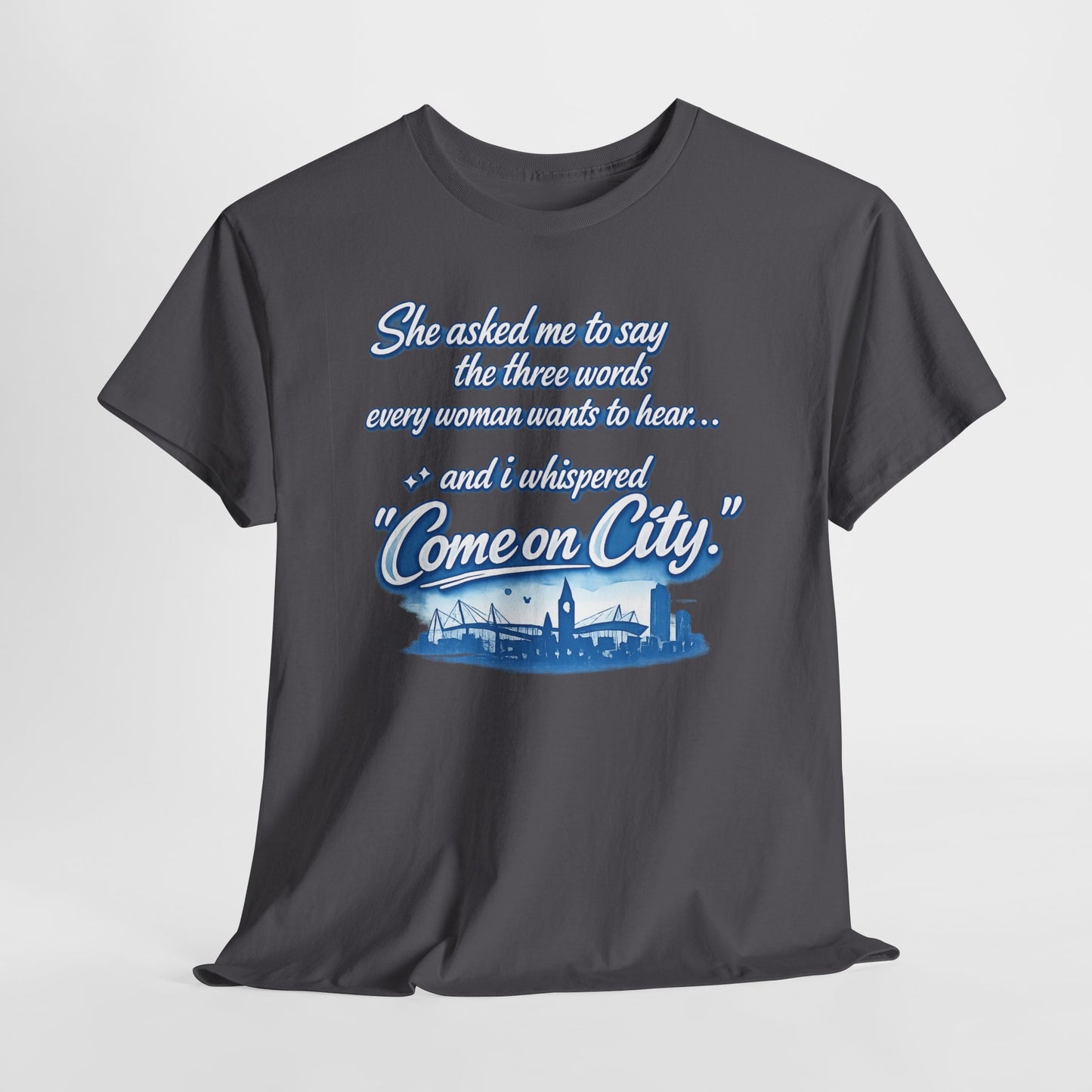 Come on City Skyline Tee — Retro Script Urban Pride T‑Shirt