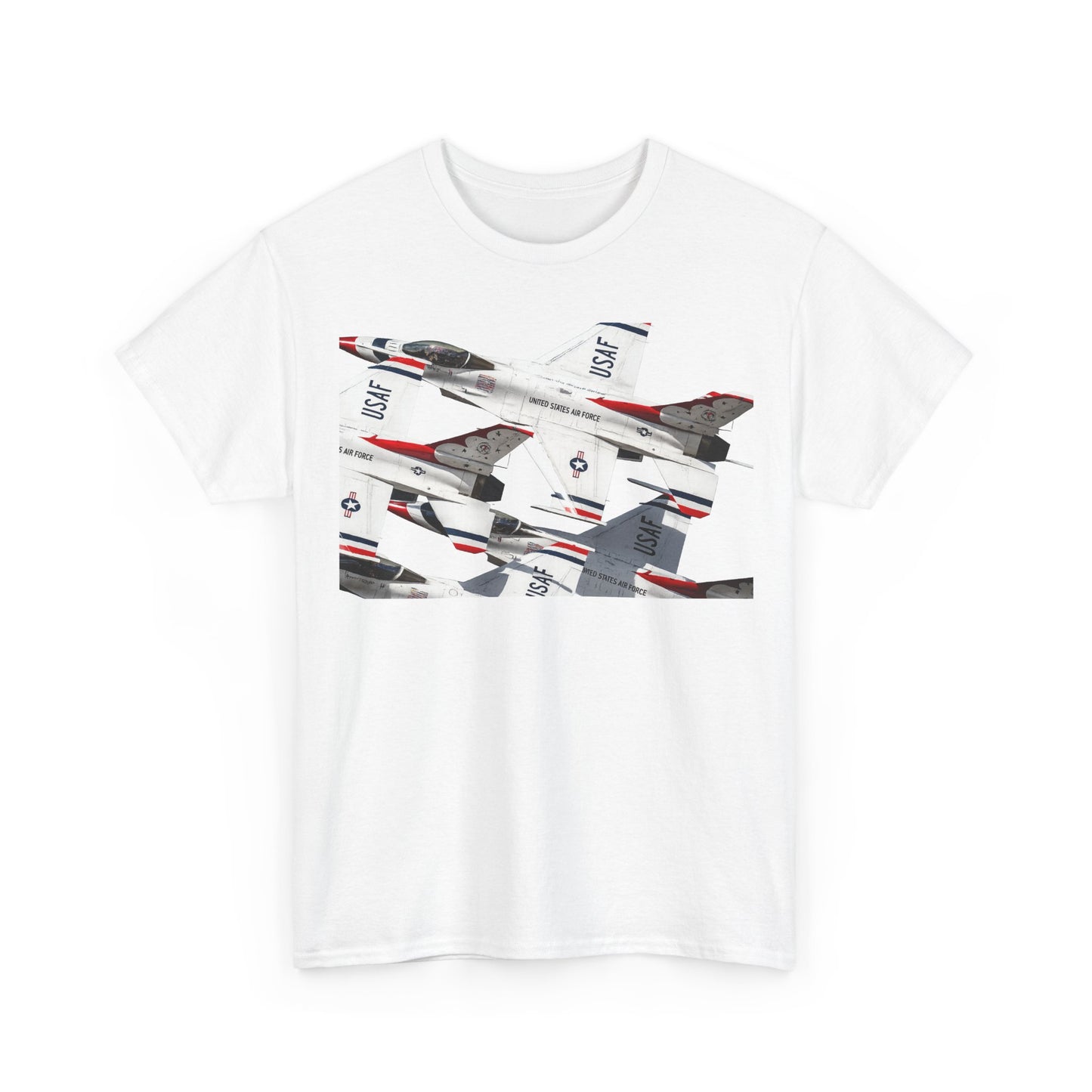 Thunderbirds Jet Formation T‑Shirt — Military Aviation Fighter Jets Tee