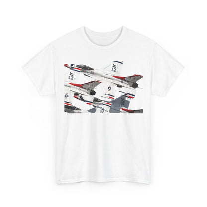 Thunderbirds Jet Formation T‑Shirt — Military Aviation Fighter Jets Tee