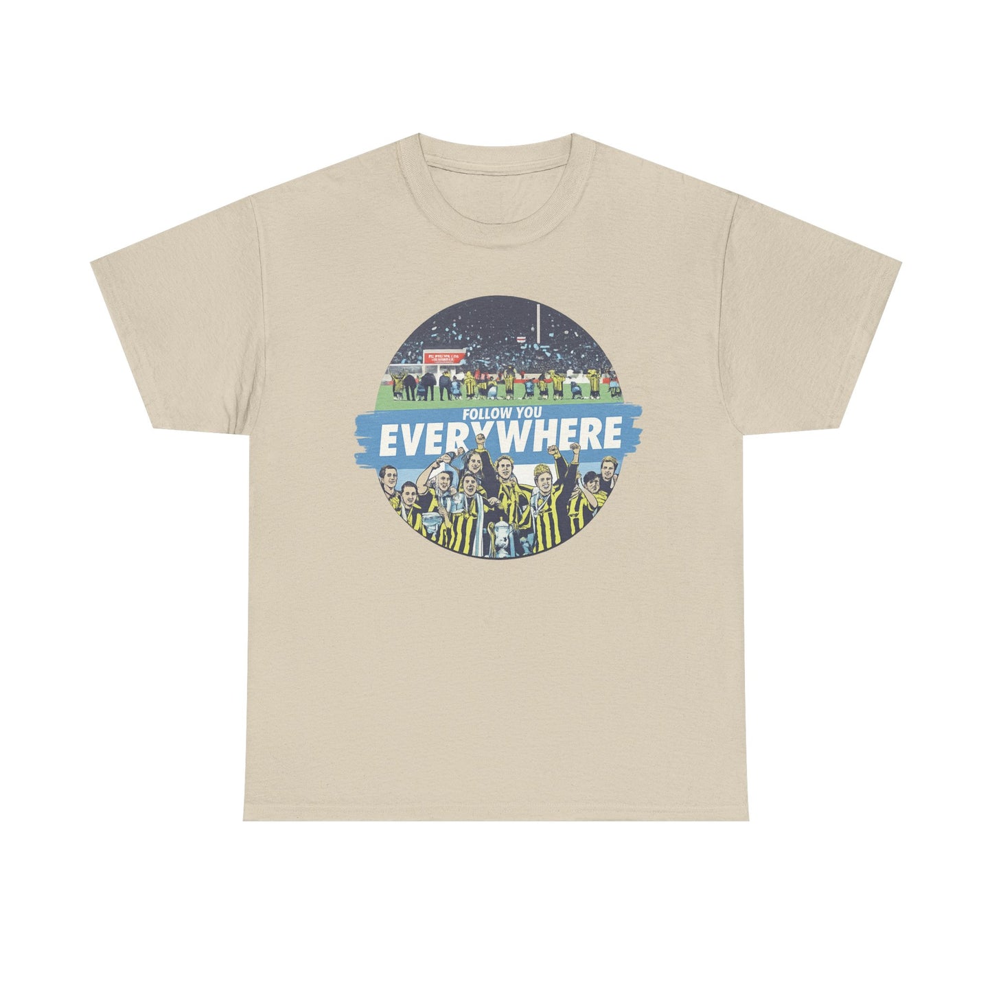 Manchester City T-Shirt — Follow Me Everywhere Soccer Fan Design