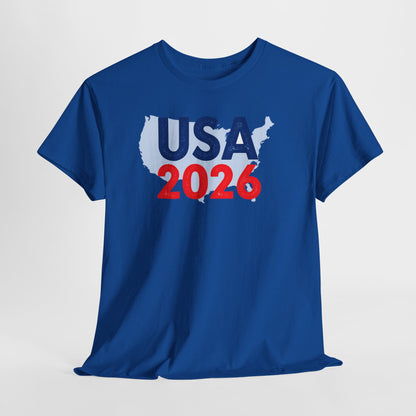 USA 2026 T-Shirt — Patriotic Supporter Tee