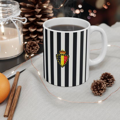 1985 European Cup Final Programme Cover Inspired Coffee Mug — Ceramic Cup (11oz/15oz)