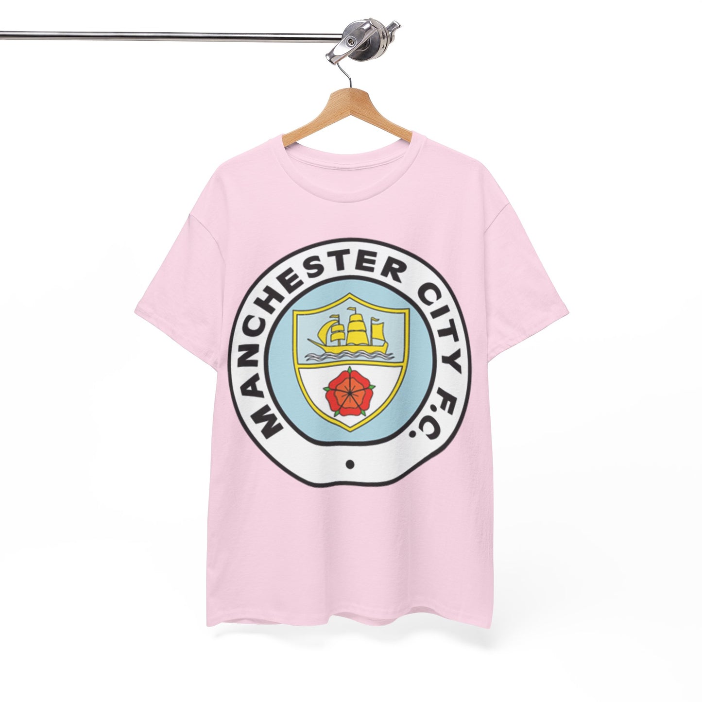 Manchester City F.C. Retro Crest T-Shirt – Retro Football Fan Tee