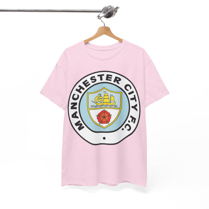 Manchester City F.C. Retro Crest T-Shirt – Retro Football Fan Tee