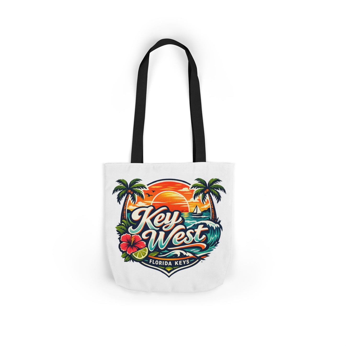Key West Sunset Canvas Tote