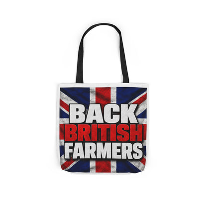 Back British Farmers Canvas Tote Bag — Union Jack Farming Support Tote