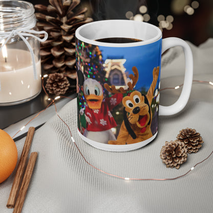 Disney Holiday Characters Ceramic Coffee Mug — 11oz & 15oz