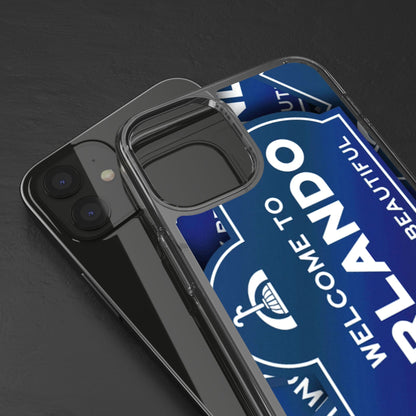 Orlando Clear Phone Case — "Welcome to Orlando" City Sign Design
