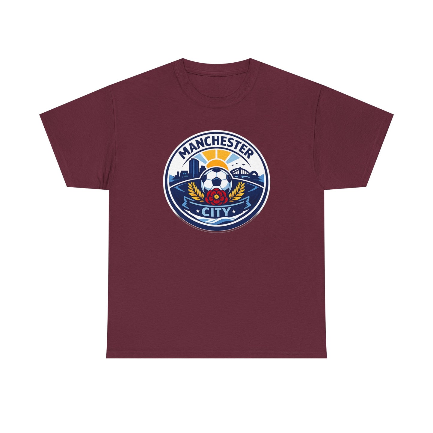 Manchester City Unofficial Soccer Logo T-Shirt — Football Fan Tee