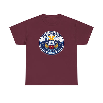 Manchester City Unofficial Soccer Logo T-Shirt — Football Fan Tee