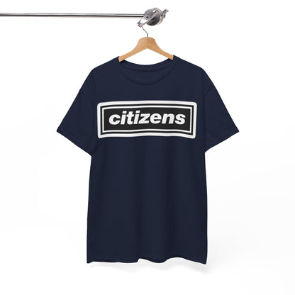 Citizens Manchester City Logo T-Shirt — Minimal Retro Box-Logo Tee