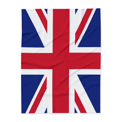 Union Jack Fleece Blanket — British Flag Cozy Throw