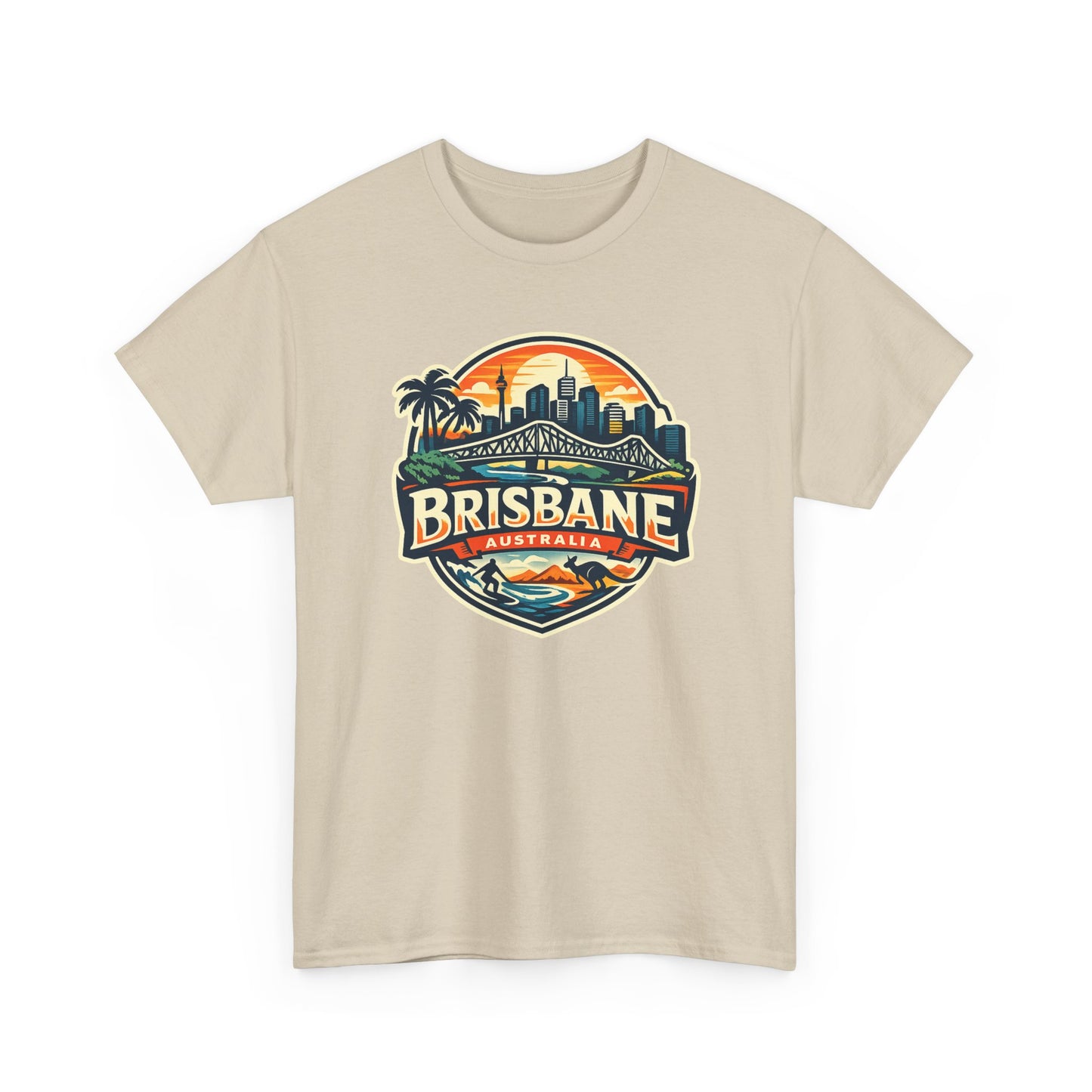 Brisbane Australia Vintage Sunset T-Shirt