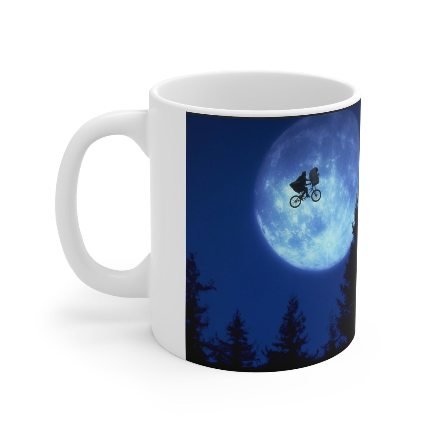 ET Moonlit Bike Ride Ceramic Mug — 11oz & 15oz Coffee Cup