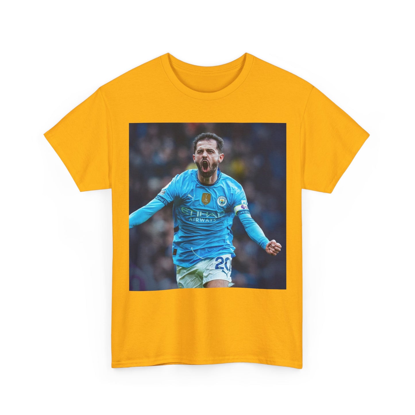 Bernardo Silva Tribute Tee – Inspirational Letter & Celebrating Goal Moment