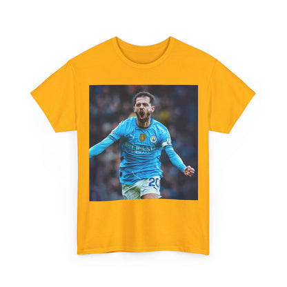 Bernardo Silva Tribute Tee – Inspirational Letter & Celebrating Goal Moment