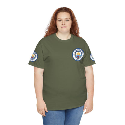 Manchester City Crest T-Shirt — Football Club Logo Tee