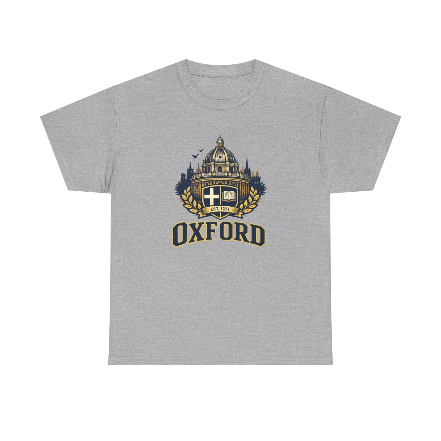 Oxford Crest T-Shirt — Vintage University Graphic Tee