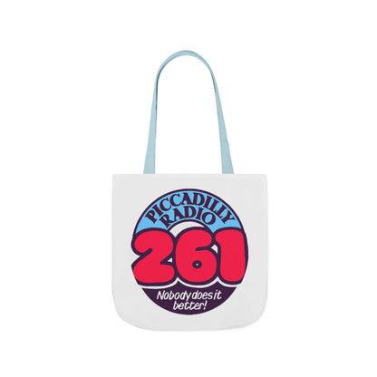 Tote Bag — Retro 'Piccadilly Radio 261' Vintage Logo Canvas Tote