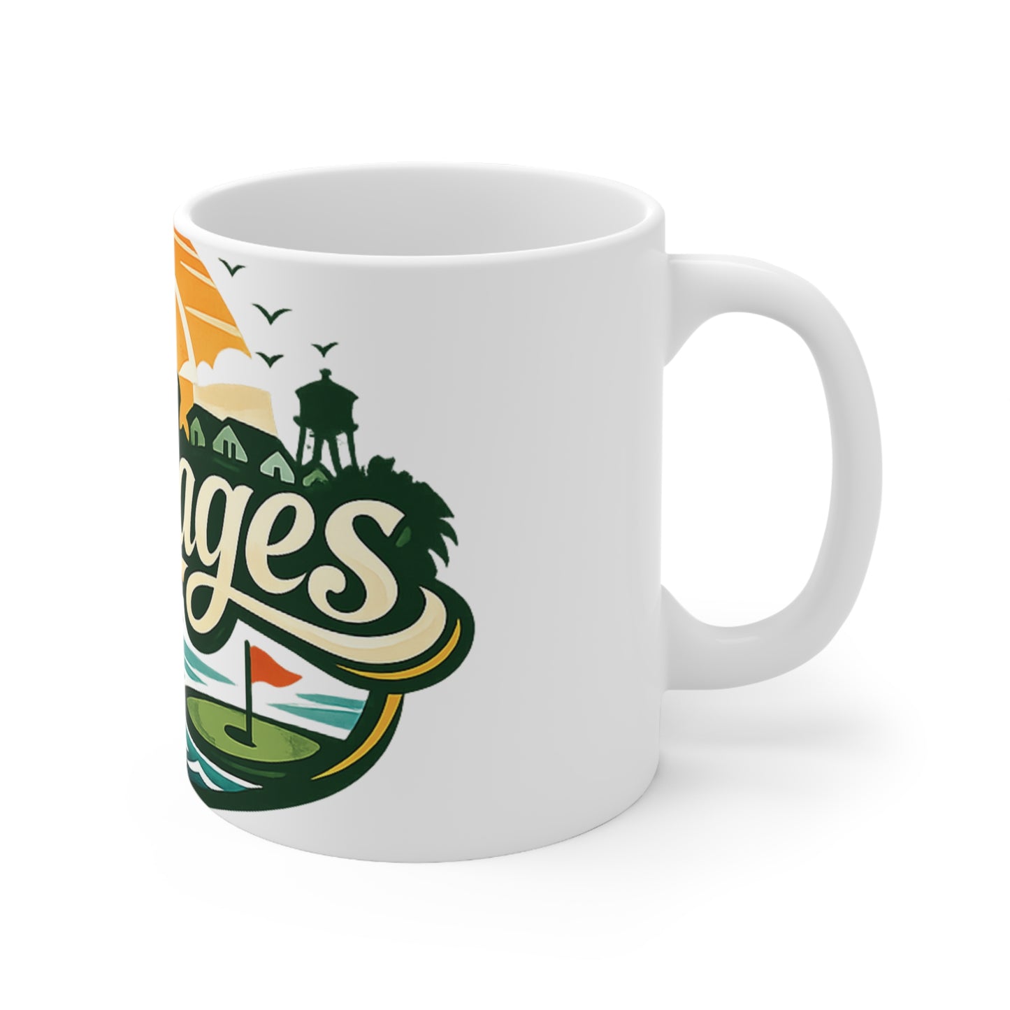 The Villages of Florida Ceramic Coffee Cups, 11oz, 15oz