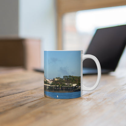 Magic Kingdom Castle Panorama Coffee Mug — Scenic Theme Park Castle Photo, 11oz & 15oz