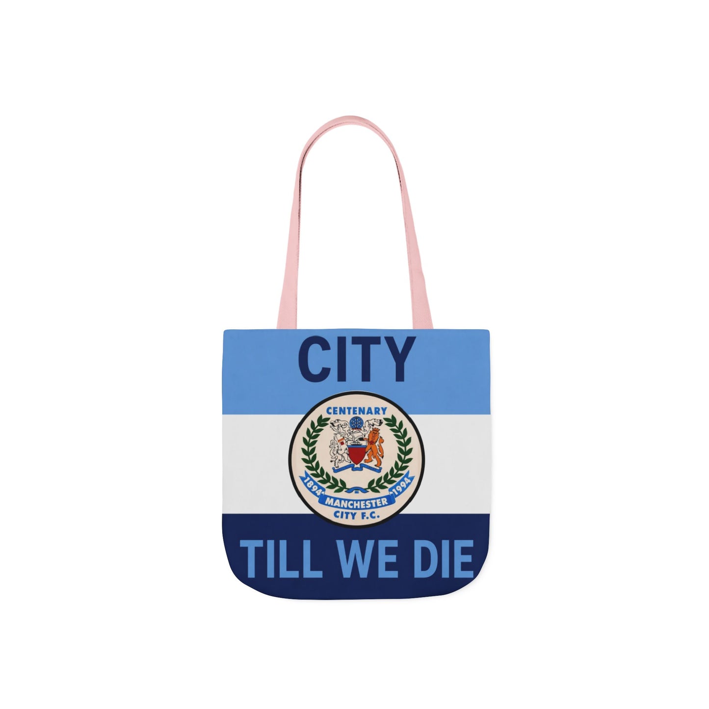 City Till We Die Canvas Tote Bag — Football Fan Flag Tote