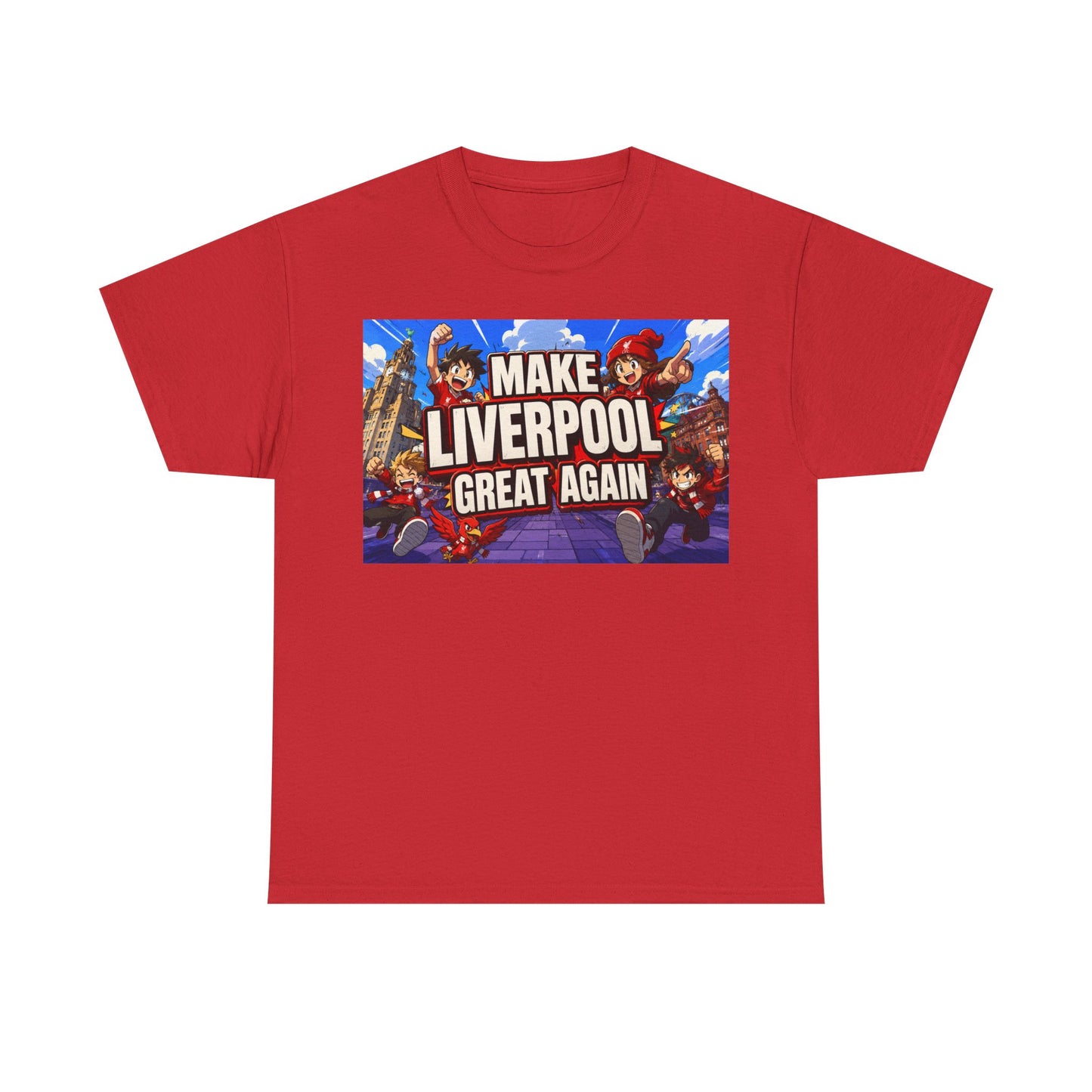 Liverpool Fan Tee – "Make Liverpool Great Again" Graphic Shirt