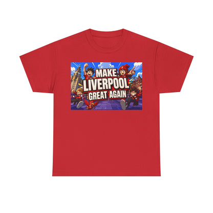 Liverpool Fan Tee – "Make Liverpool Great Again" Graphic Shirt