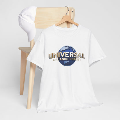 Universal Orlando Resort T‑Shirt — Retro Globe Logo Souvenir Tee