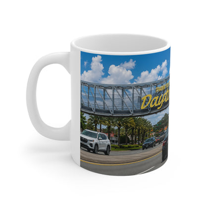 Daytona Beach Scenic Photo Mug — Ceramic Coffee Cup (11oz & 15oz)