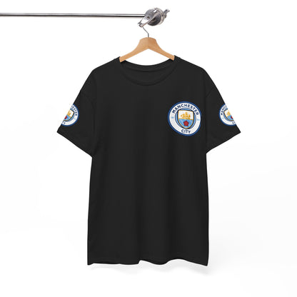 Manchester City Crest T-Shirt — Football Club Logo Tee