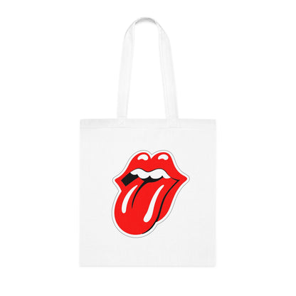 Rock Red Tongue Graphic Tote Bag