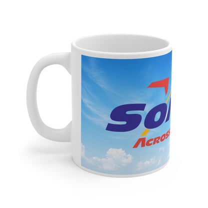 Soaring Across America Ceramic Coffee Mug — Sky Design, 11oz & 15oz
